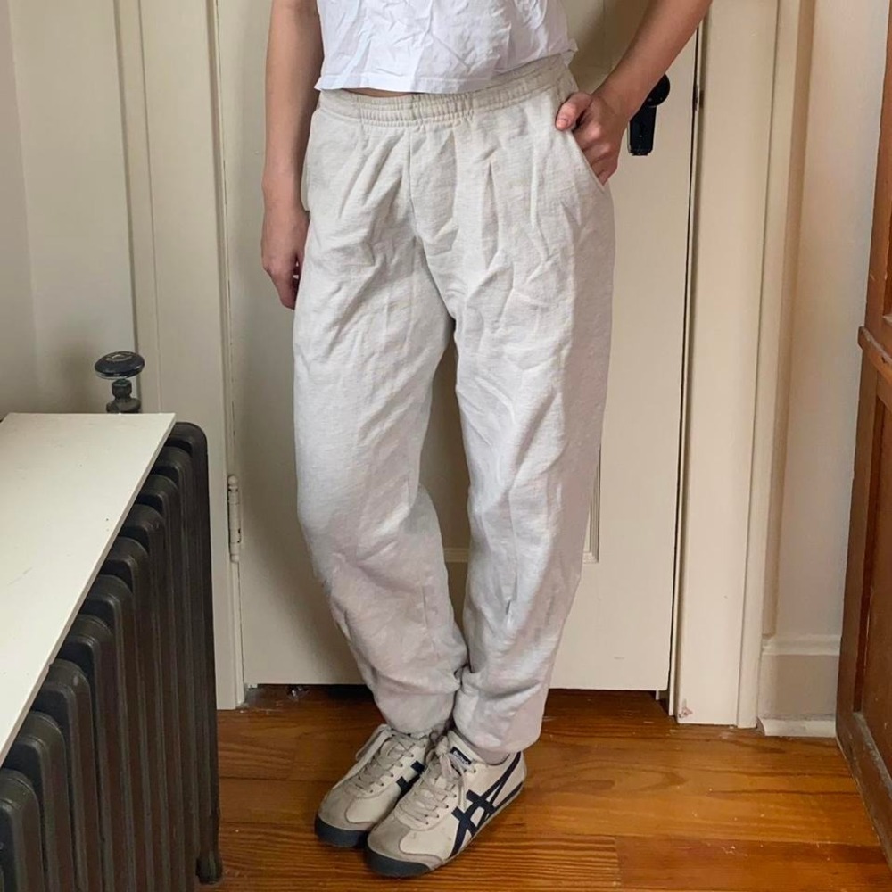 Los Angeles apparel sweatpants low rise wide leg